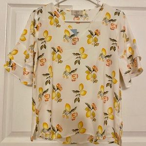 LOFT Lemon Blouse
